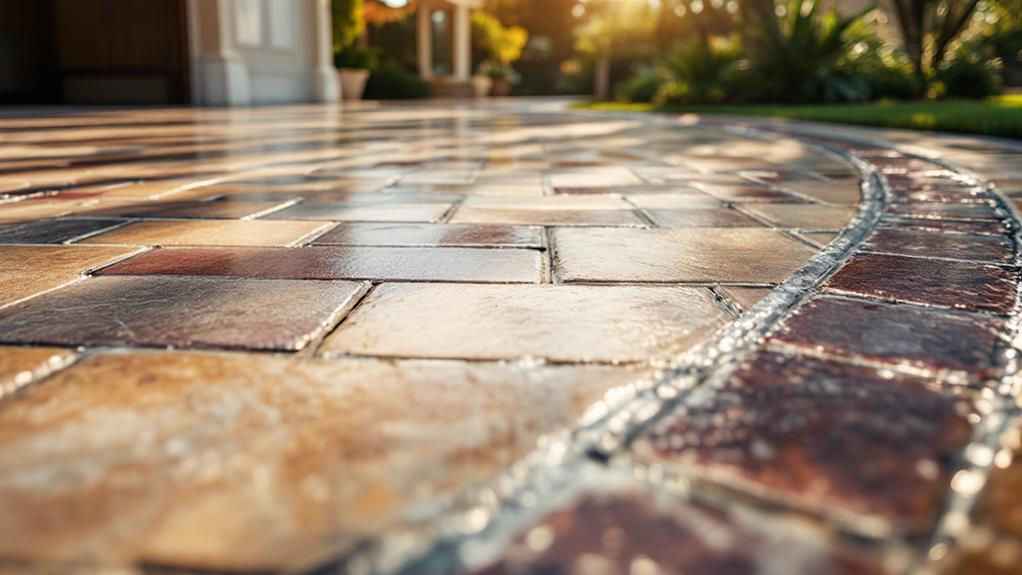 decorative stamped concrete designs in vaughan, ontario