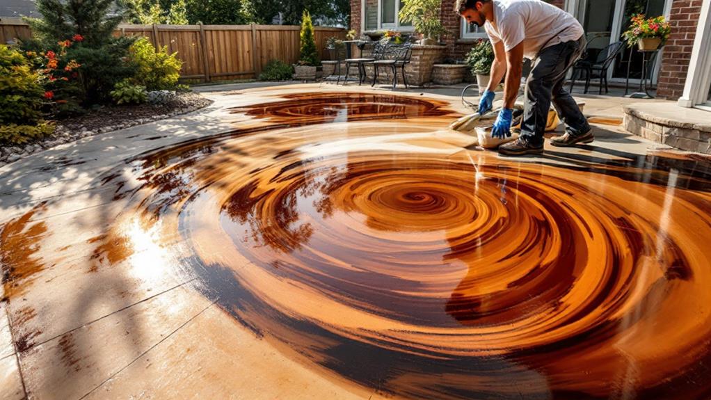 stained concrete in vaughan, ontario