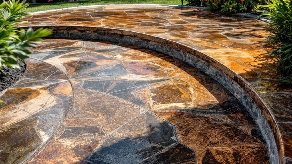 concrete stain colors in vaughan, ontario
