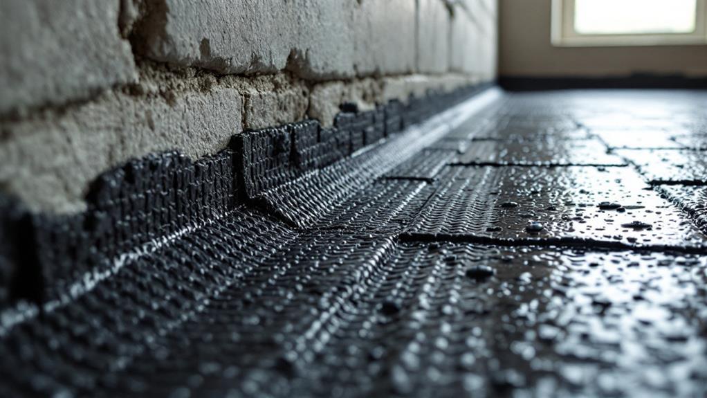 waterproofing basement membrane in vaughan, ontario